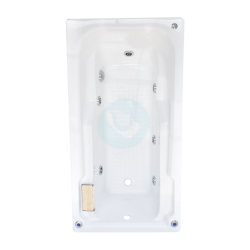 Tina de hidromasaje francia de 1.52 x 0.75 x 0.47 para 1 persona