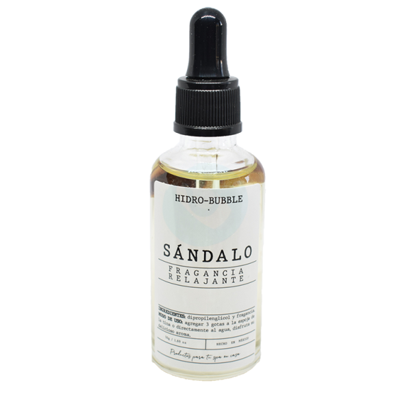 Fragancia relajante para tina de baño aroma de sándalo