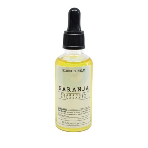 Fragancia relajante para tina de baño aroma de naranja
