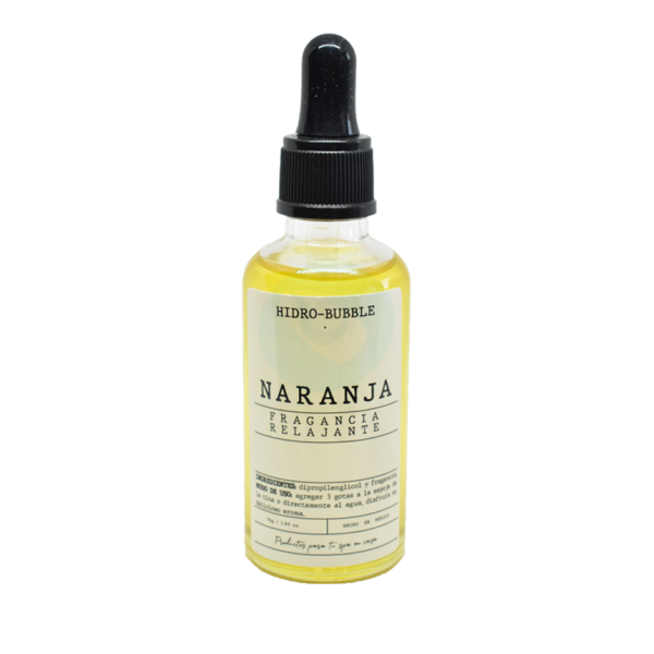 Fragancia relajante para tina de baño aroma de naranja