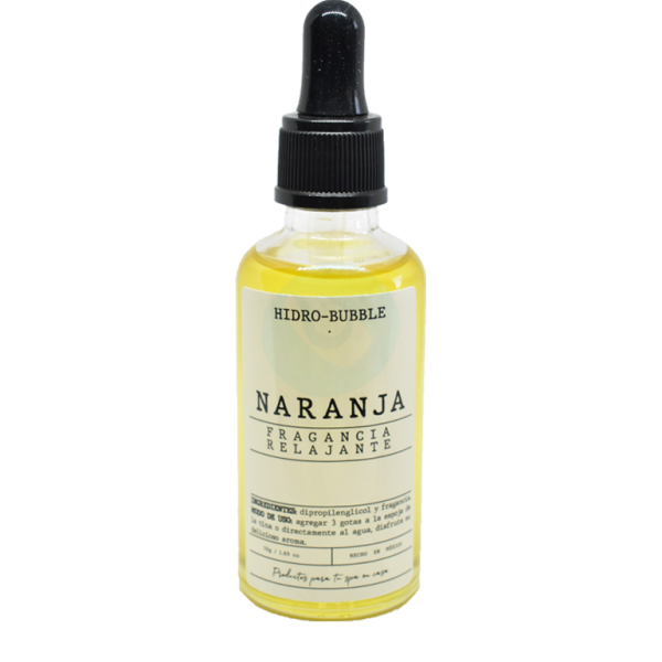 Fragancia relajante para tina de baño aroma de naranja