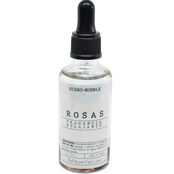 Fragancia relajante para tina de baño aroma de rosas